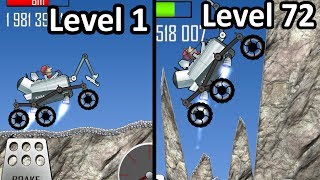 Hill Сlimb Racing  Moonlander on Mountain  2K GamePlay [upl. by Tterej]