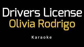 Olivia Rodrigo  Drivers License Karaoke [upl. by Analad906]