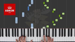 Presto  ABRSM Piano Grade 5 2021 amp 2022 A2  Synthesia Piano tutorial [upl. by Haskell469]