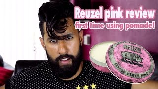 Reuzel Pink Pomade Review [upl. by Polloch313]