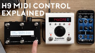 Eventide H9 MIDI Control with Morningstar MC6 [upl. by Lyrej]