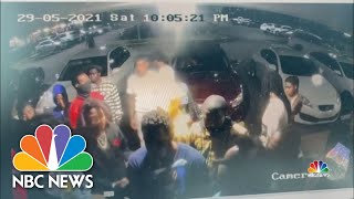 New Surveillance Video Released In Miami Mass Shooting [upl. by Nnylyma263]