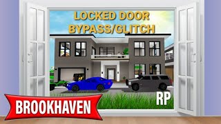 How to glitch into houses in Brookhaven Rp WITH ONLY ONE PERSON [upl. by Anyrtak]