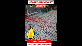 Heated Driveway Installation shorts [upl. by Addis]