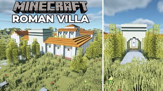 How To Build An Ancient Roman Villa  Minecraft Tutorial [upl. by Quartis]