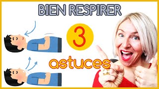 Comment BIEN RESPIRER 3 ASTUCES PUISSANTES pour une RESPIRATION DIAPHRAGMATIQUE optimale [upl. by Zosi]