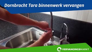 Dornbracht Tara binnenwerk vervangen [upl. by Cavanagh]