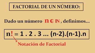 Factorial Definición Propiedades y Simplificación [upl. by Ysabel]