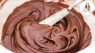 One Minute Chocolate Frosting Recipe [upl. by Aliekahs]