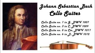 Johann Sebastian Bach  Cello suites in 432 Hz great for reading or studying [upl. by Elroy]