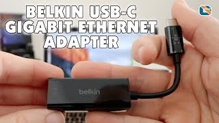 Belkin USBC Gigabit Ethernet Adapter Review for 12 inch MacBook [upl. by Hsac]