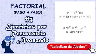 Factorial 37  Recurrencia Avanzado  Ejercicios Resueltos [upl. by Fanchette]