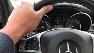 MERCEDESBENZ C 300  HOW TO OPEN HOOD OF CAR [upl. by Toth73]