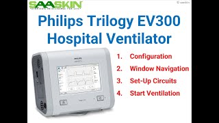 Philips Trilogy EV300 Hospital ventilator [upl. by Ehcadroj67]