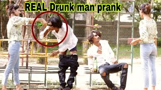 Viral Drinkman Prposing In India  Twist Prank  Jassi Sona [upl. by Iolande]