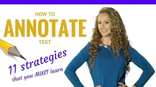 How to annotate text while reading [upl. by Nnayllas]