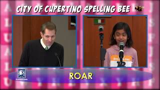 Cupertino Spelling Bee 2020 Grades 2 and 3 [upl. by Ecitnerp]