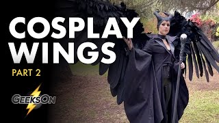 Articulated Motorized Cosplay Wings Part 2 [upl. by Dutch70]