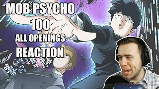 Mob Psycho 100 All Openings REACTION [upl. by Aip]