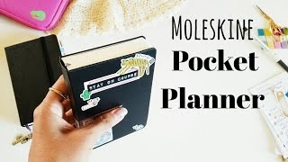 Moleskine Planner Setup pt 1  Pocket Agenda [upl. by Sheila]