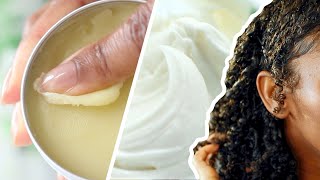 DIY Natural Hair Products  POMADE amp HAIR BUTTER [upl. by Suhail]