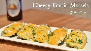 Cheesy Garlic Mussels  John Dengis [upl. by Hamnet]