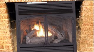 INSTALL a propane gas fireplace Insert Vent Free 2 [upl. by Niryt]