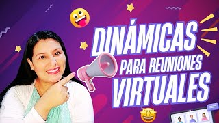 💡 8 JUEGOS y DINAMICAS PARA REUNIONES VIRTUALES 👩🏻‍💻🧩🎧🎤⏳ [upl. by Eirret]