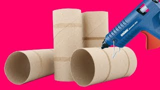 8 UNBELIEVABLE TOILET PAPER ROLLS CRAFTS [upl. by Rustice]