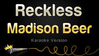 Madison Beer  Reckless Karaoke Version [upl. by Haimes]