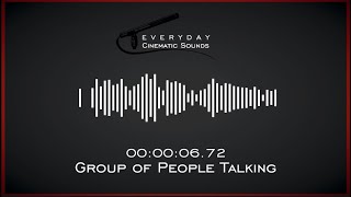 Group of People Talking  HQ Sound Effect [upl. by Nuy]