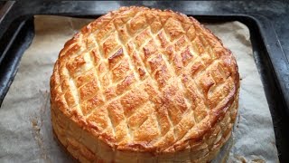 EASY GALETTE DES ROIS Recipe  Sweet Almond Filling  Epiphany Cake [upl. by Earaj]