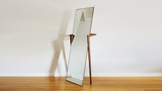 How To Build A Free Standing Mirror  Woodworking [upl. by Orpheus]