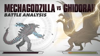 Mechagodzilla vs Ghidorah  Battle FACE OFF  InDepth Combat Analysis [upl. by Burnsed]