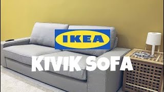 KIVIK Sofa Unboxing amp Assembling  IKEA How To [upl. by Zasuwa]