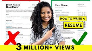 How to Write a Professional Resume [upl. by Almita]