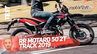 BETA RR MOTARD 50 2T TRACK  TEST MOTORLIVE [upl. by Neala]