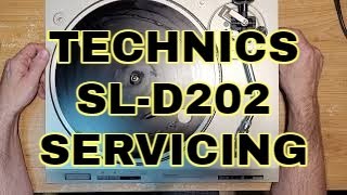 Technics SLD202 Basic Servicing [upl. by Gaskill356]