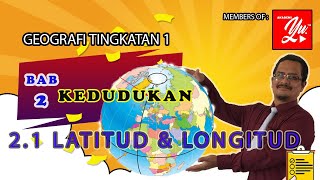 Geografi Tingkatan 1  Bab 2 Kedudukan  22 LATITUD dan LONGITUD [upl. by Eusebio]