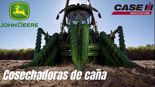 Cosechadoras de caña CASE IH AUSTOFT vs JOHN DEERE CH570  CH670  CH950 [upl. by Gasperoni146]