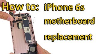 iPhone 6s motherboard replacement [upl. by Kcirrem]