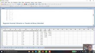 Diseño Factorial 22 Minitab Ejemplo integrador [upl. by Basia12]