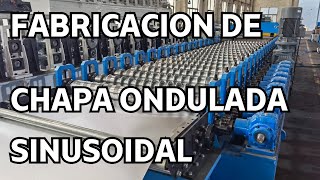 CONFORMADORA DE CHAPA ONDULADA SINUSOIDAL [upl. by Simdars]