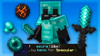 azura 16x THE BEST DEFAULT EDIT  solo bedwars 189 [upl. by Oelak976]