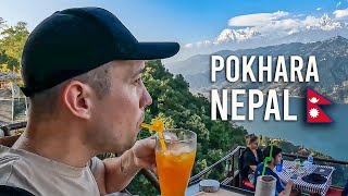 EXPLORING POKHARA NEPAL｜World Peace Pagoda 🇳🇵 [upl. by Aschim244]