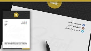 Tips On Letterhead Design In Adobe Illustrator  Illustrator Letterhead Tutorial [upl. by Ative]