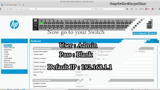 How to update HP switch firmware [upl. by Milzie]