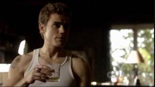 Damon amp Elena amp Stefan 1x04 scene 1 [upl. by Enitsugua603]