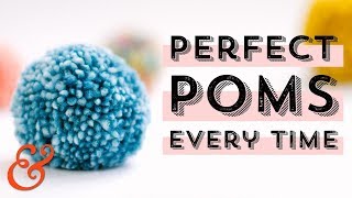 How to Make a PERFECT POM POM Every Time [upl. by Braun]