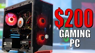 200 Gaming PC Build 2020  Intel i5 3470  RX 560 w Benchmarks [upl. by Nyliret602]